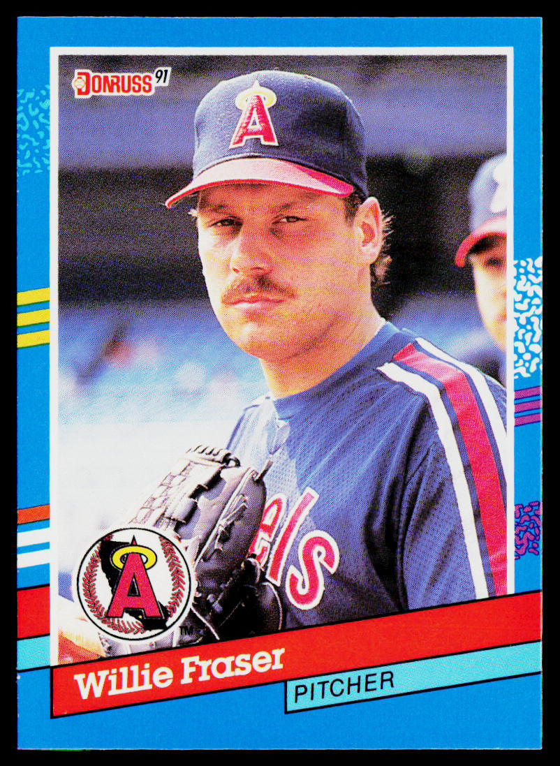 Willie Fraser 1991 Donruss #379 California Angels