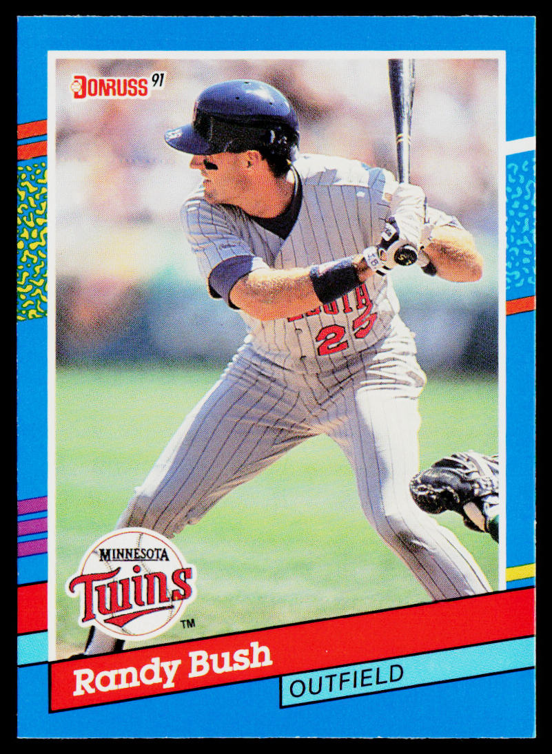Randy Bush 1991 Donruss #382b Minnesota Twins