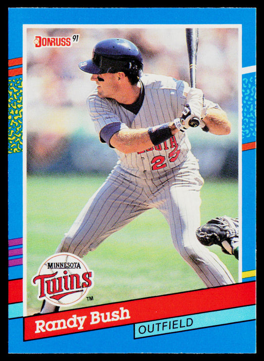 Randy Bush 1991 Donruss #382b Minnesota Twins
