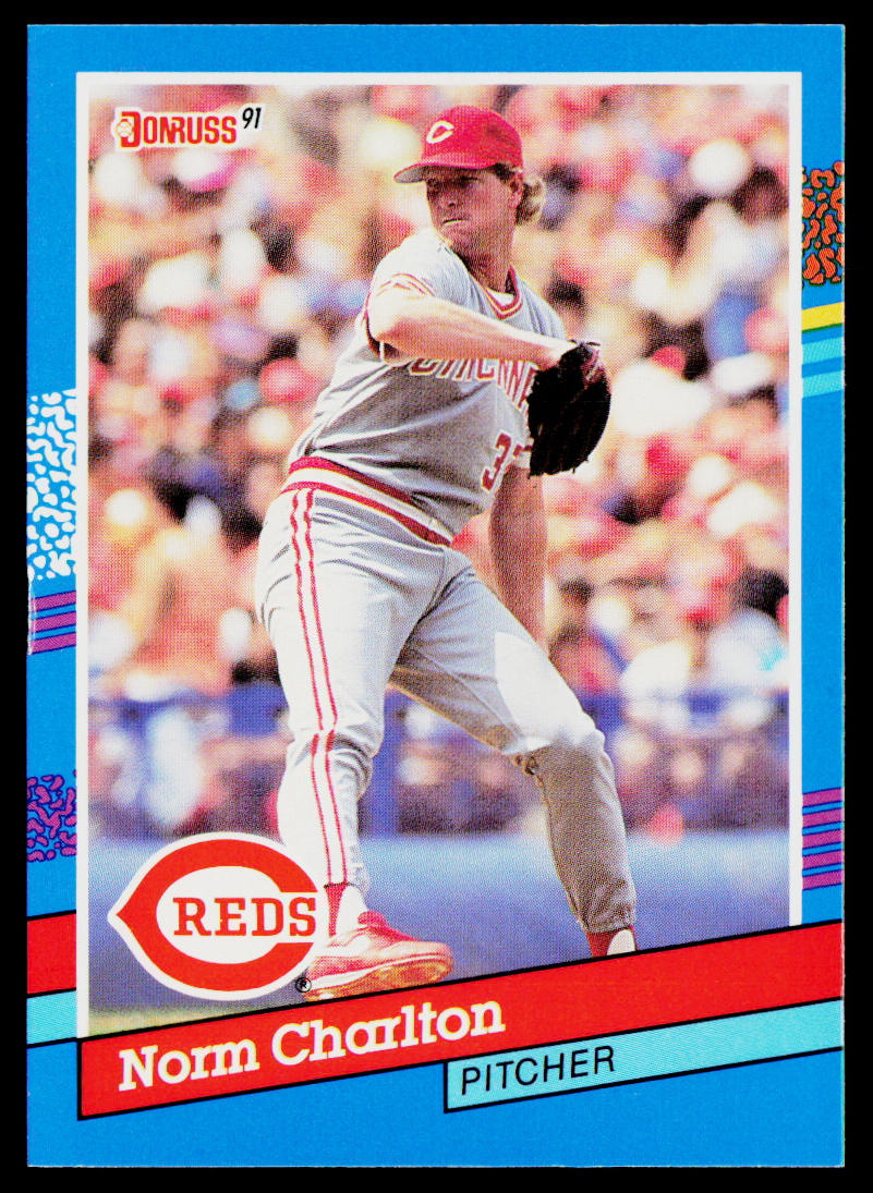 Norm Charlton 1991 Donruss #384 Cincinnati Reds