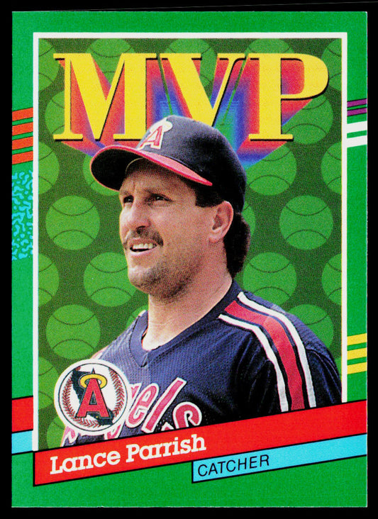 Lance Parrish 1991 Donruss #388c California Angels