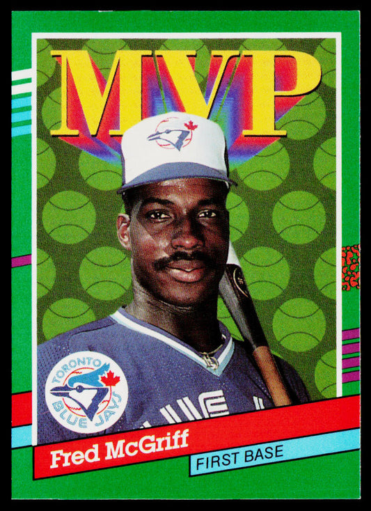 Fred McGriff 1991 Donruss #389b Toronto Blue Jays