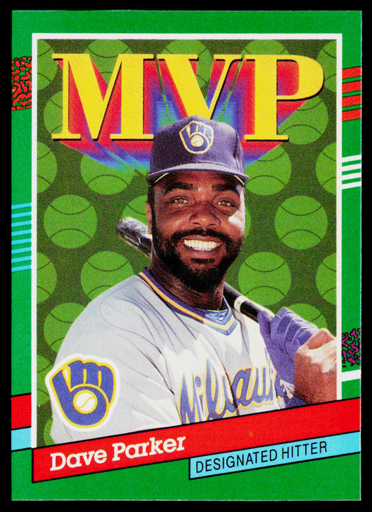 Dave Parker 1991 Donruss #390 Milwaukee Brewers