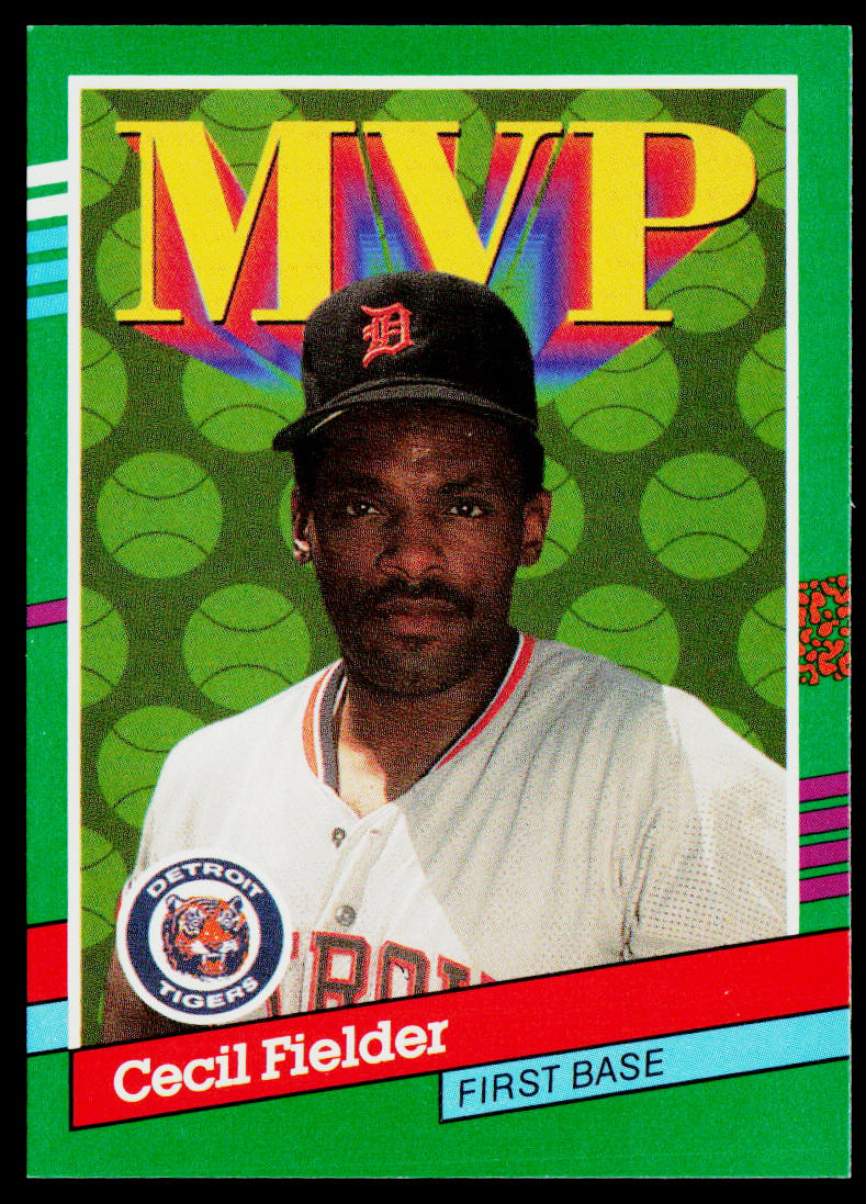 Cecil Fielder 1991 Donruss #397 Detroit Tigers