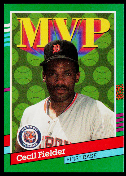 Cecil Fielder 1991 Donruss #397 Detroit Tigers