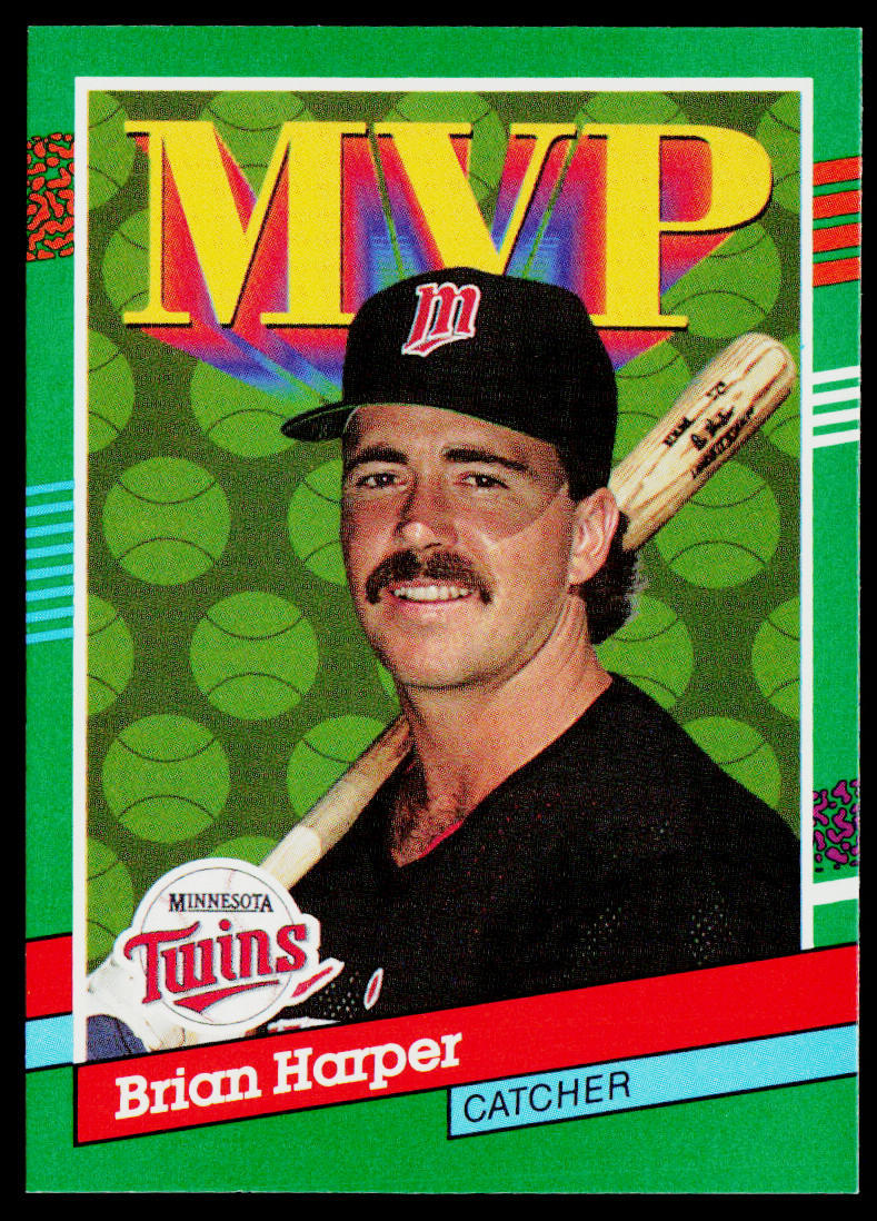 Brian Harper 1991 Donruss #398c Minnesota Twins