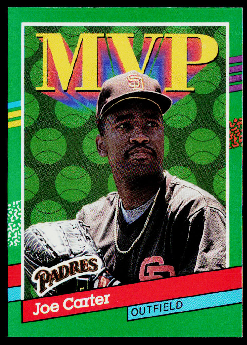 Joe Carter 1991 Donruss #409c San Diego Padres