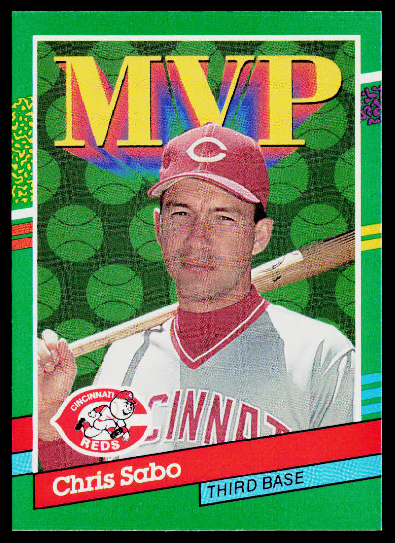 Chris Sabo 1991 Donruss #412b Cincinnati Reds