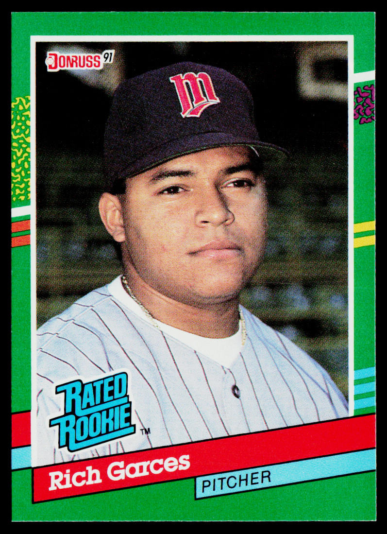 Rich Garces 1991 Donruss #420b RC Minnesota Twins