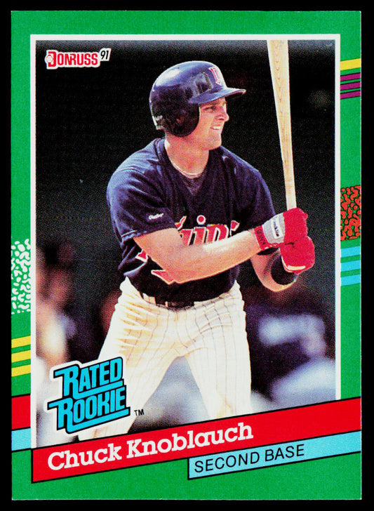Chuck Knoblauch 1991 Donruss #421 RC Minnesota Twins