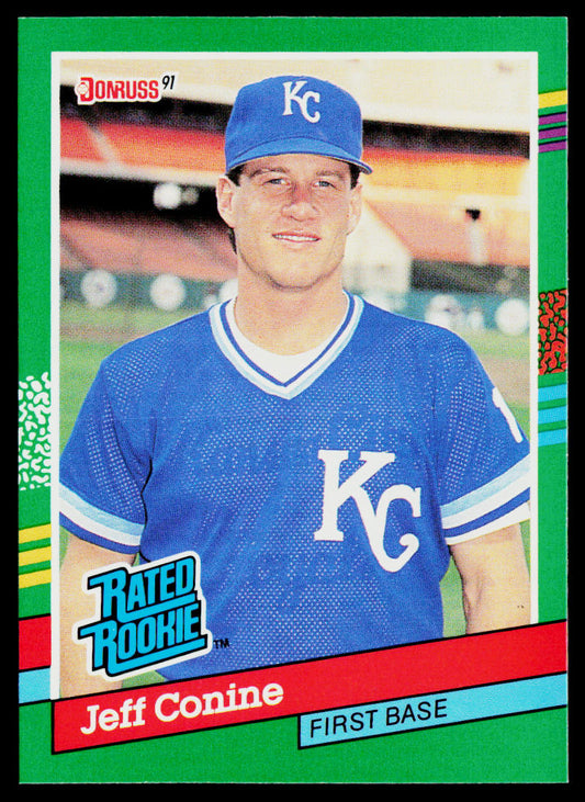 Jeff Conine 1991 Donruss #427b RC Kansas City Royals