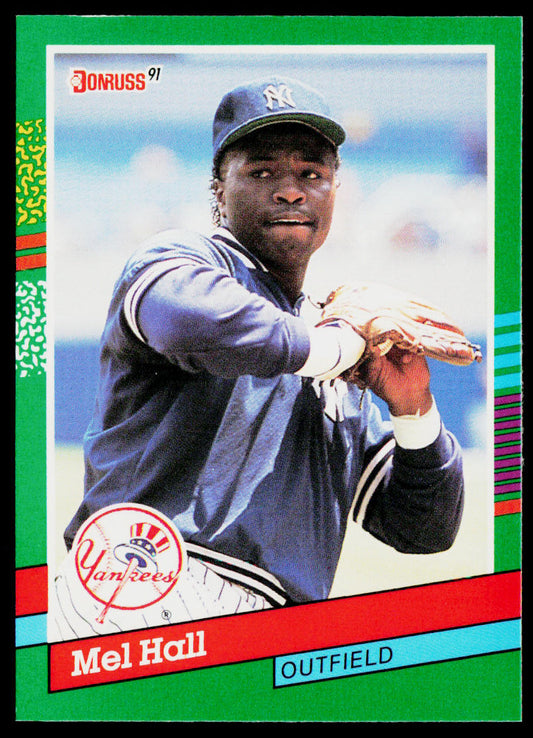 Mel Hall 1991 Donruss #442 New York Yankees