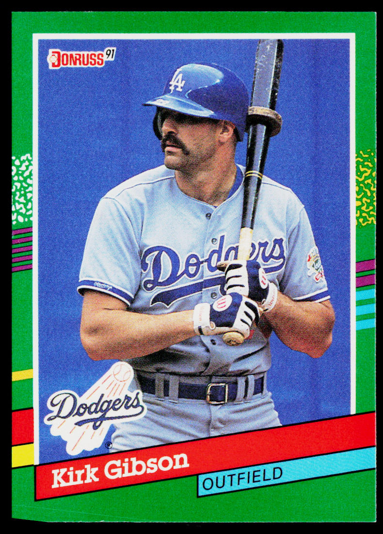 Kirk Gibson 1991 Donruss #445 Los Angeles Dodgers