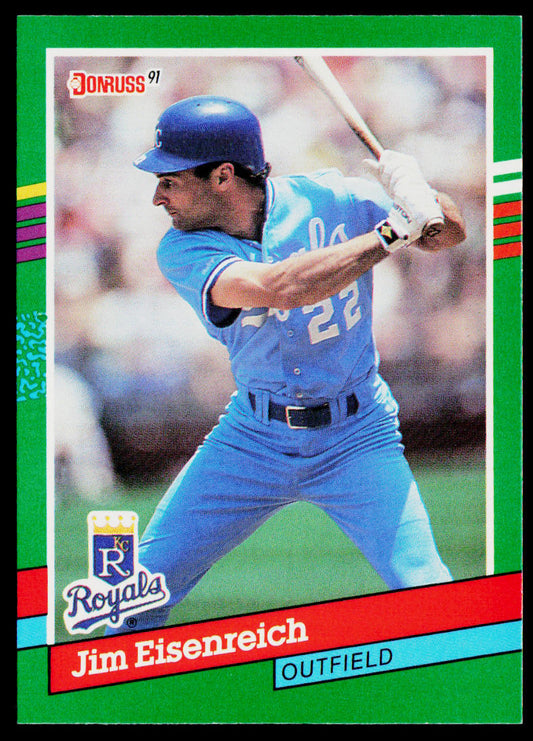 Jim Eisenreich 1991 Donruss #448c Kansas City Royals
