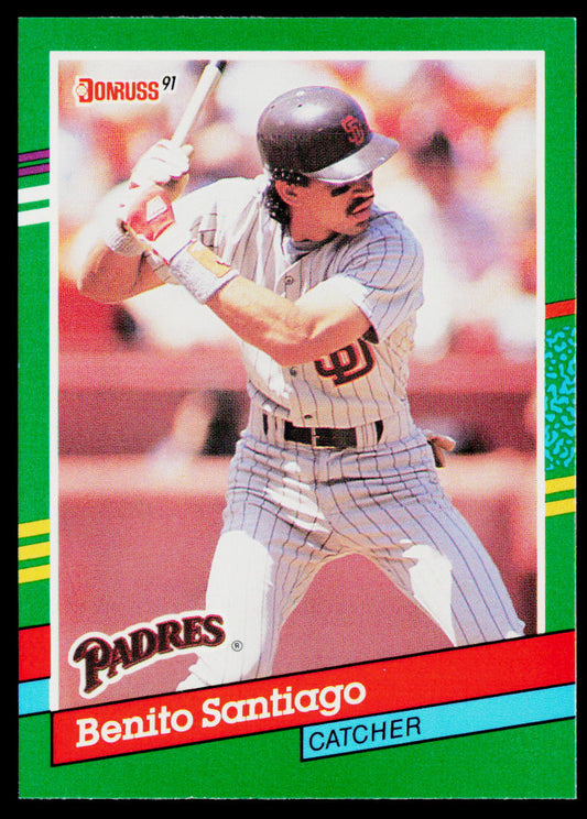 Benito Santiago 1991 Donruss #449 San Diego Padres