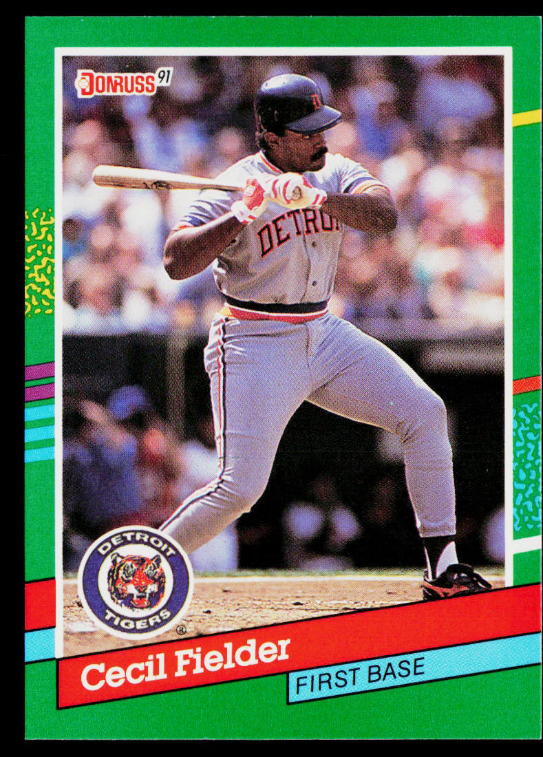Cecil Fielder 1991 Donruss #451b Detroit Tigers
