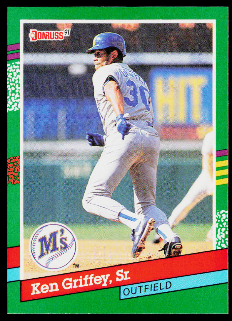 Ken Griffey, Sr. 1991 Donruss #452 Seattle Mariners