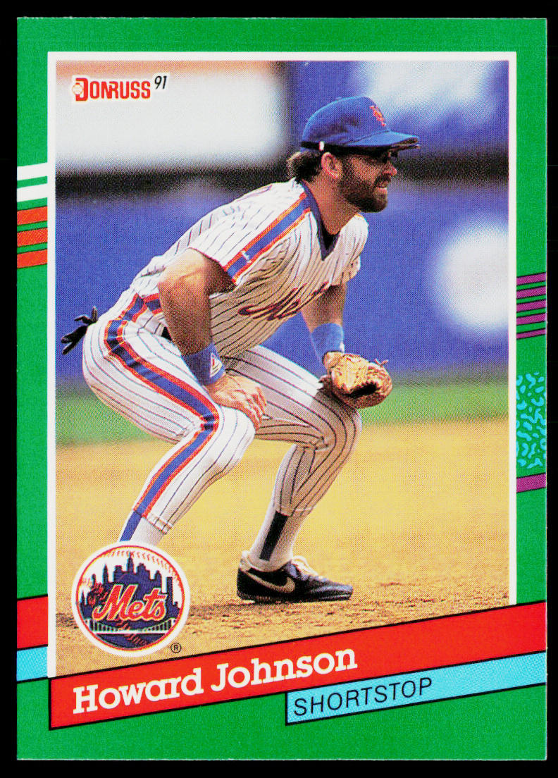 Howard Johnson 1991 Donruss #454c New York Mets