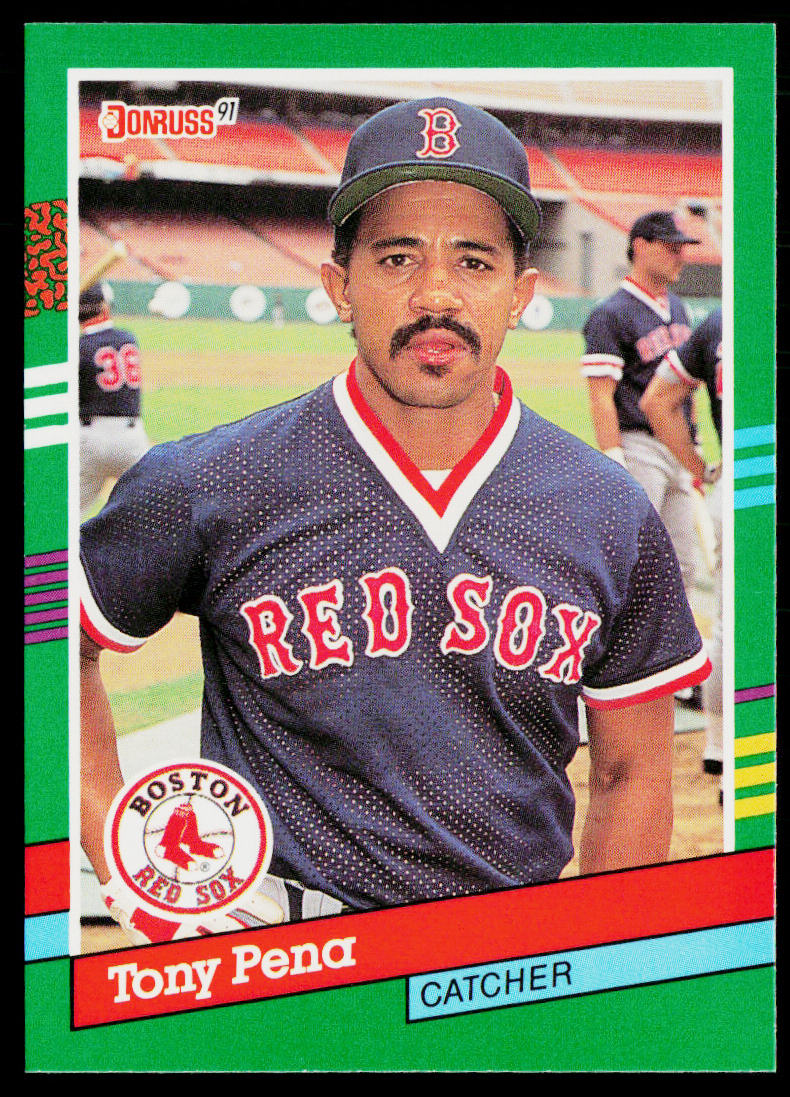 Tony Pena 1991 Donruss #456c Boston Red Sox