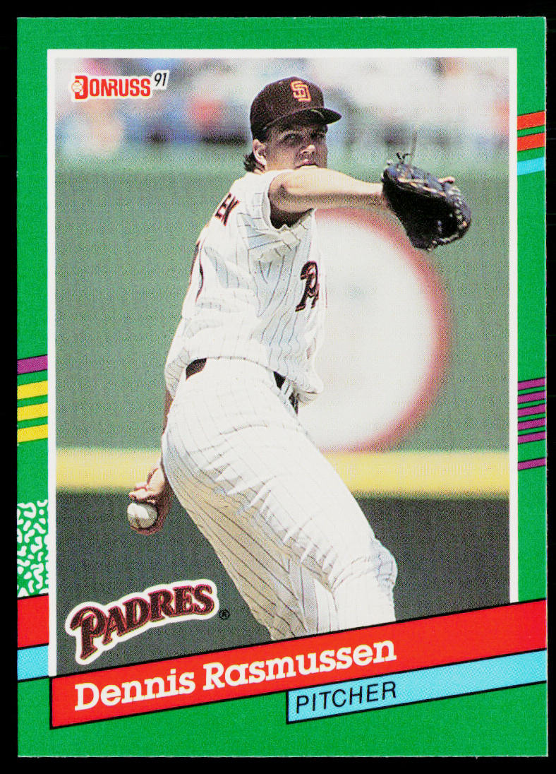 Dennis Rasmussen 1991 Donruss #458c San Diego Padres