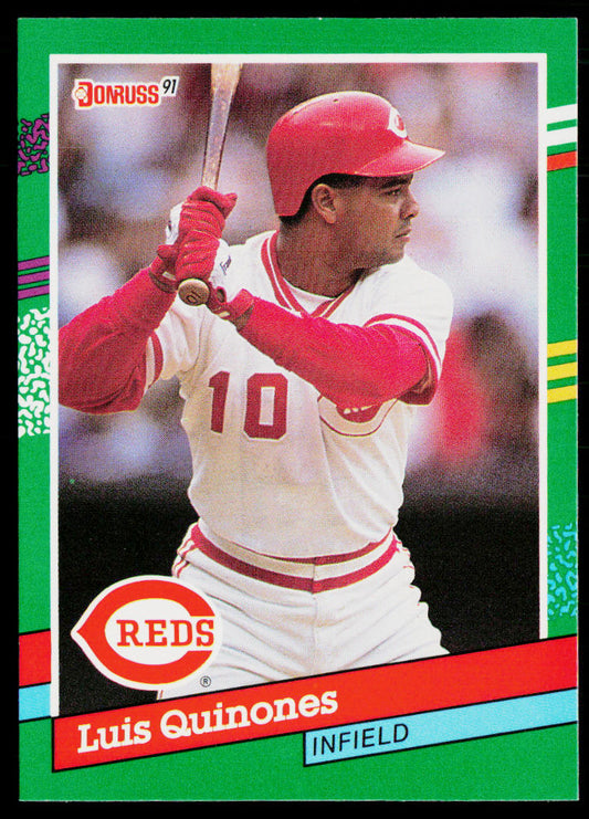 Luis Quinones 1991 Donruss #459b Cincinnati Reds
