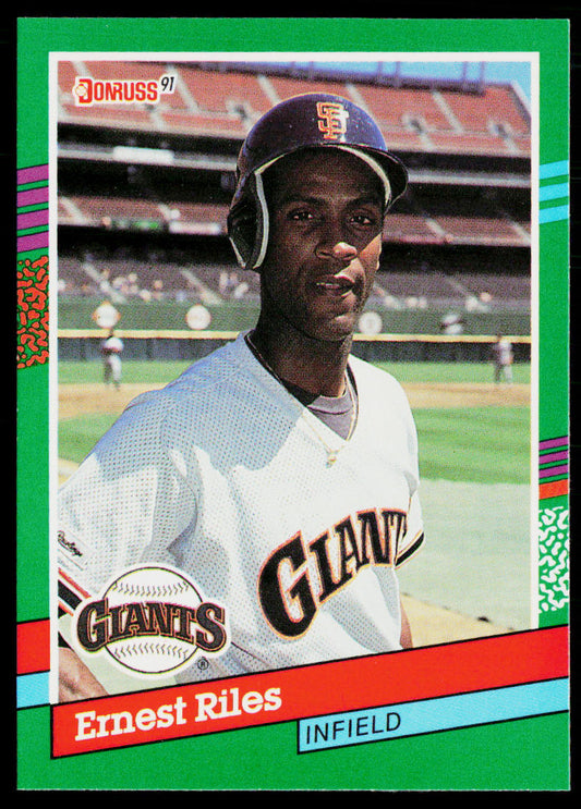 Ernest Riles 1991 Donruss #461 San Francisco Giants