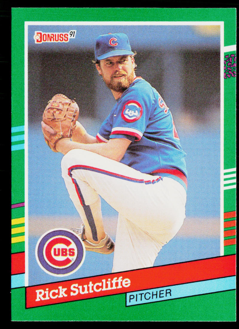 Rick Sutcliffe 1991 Donruss #462c Chicago Cubs
