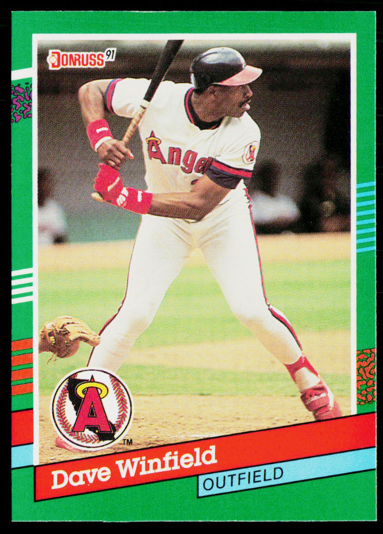 Dave Winfield 1991 Donruss #468b California Angels