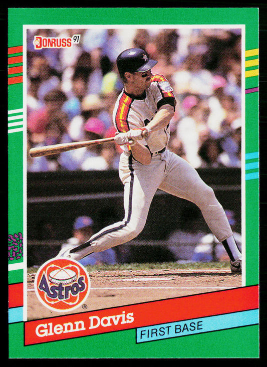 Glenn Davis 1991 Donruss #474b Houston Astros