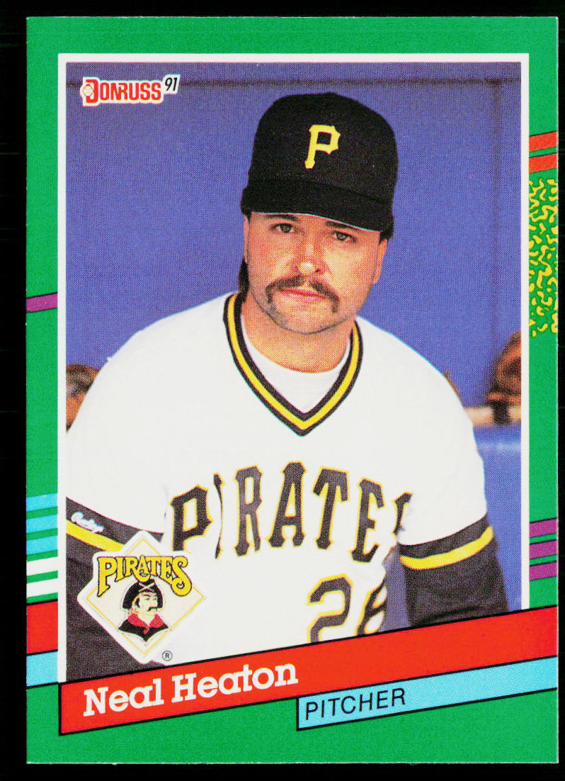 Neal Heaton 1991 Donruss #475b Pittsburgh Pirates