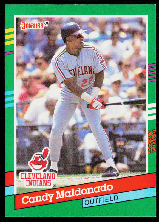 Candy Maldonado 1991 Donruss #480 Cleveland Indians
