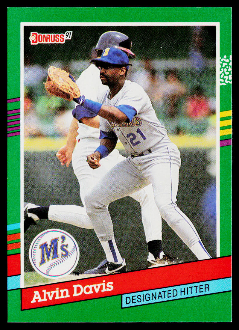 Alvin Davis 1991 Donruss #482 Seattle Mariners
