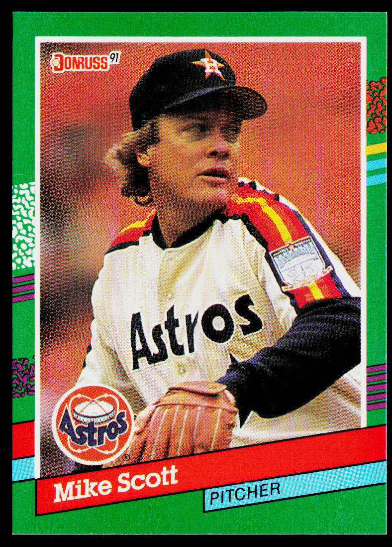 Mike Scott 1991 Donruss #483 Houston Astros