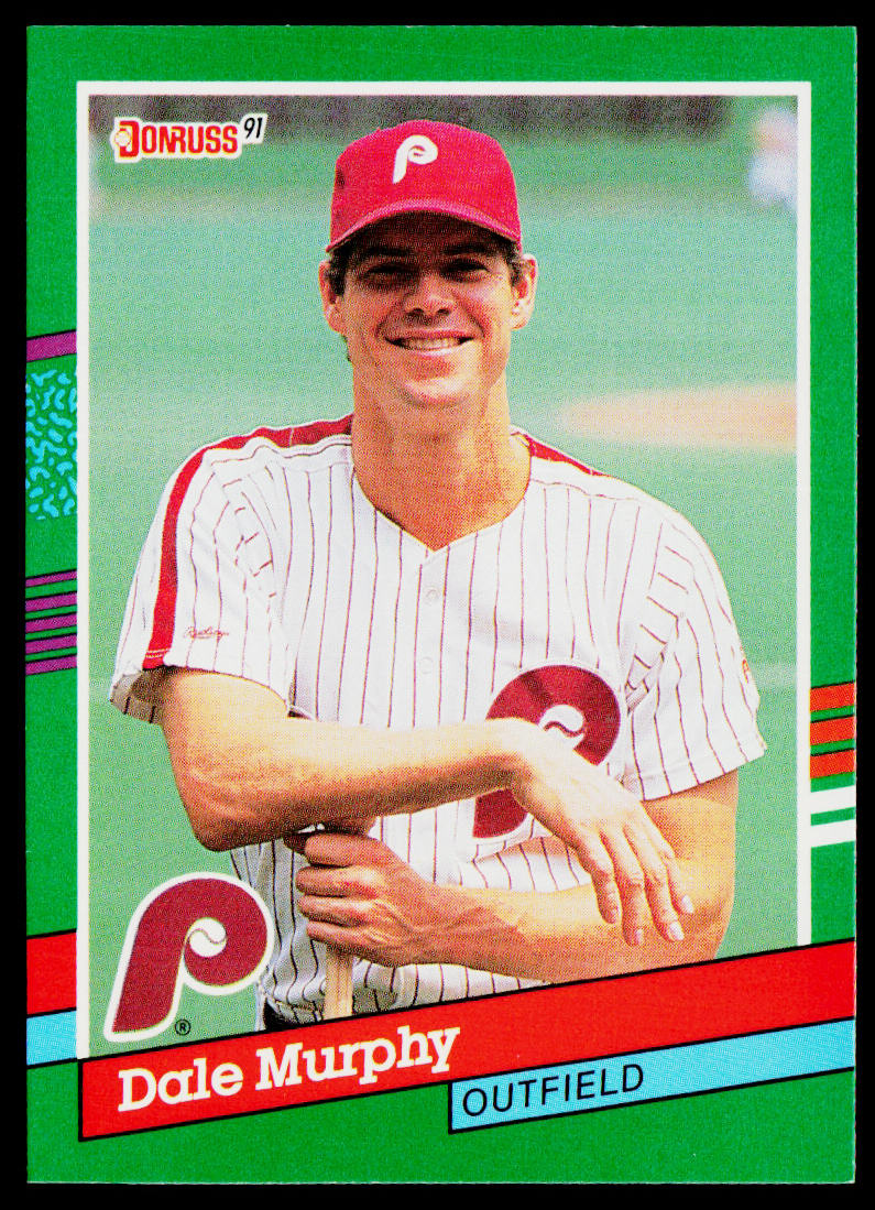 Dale Murphy 1991 Donruss #484b Philadelphia Phillies