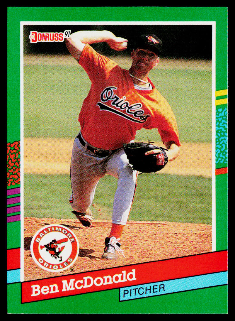 Ben McDonald 1991 Donruss #485b Baltimore Orioles