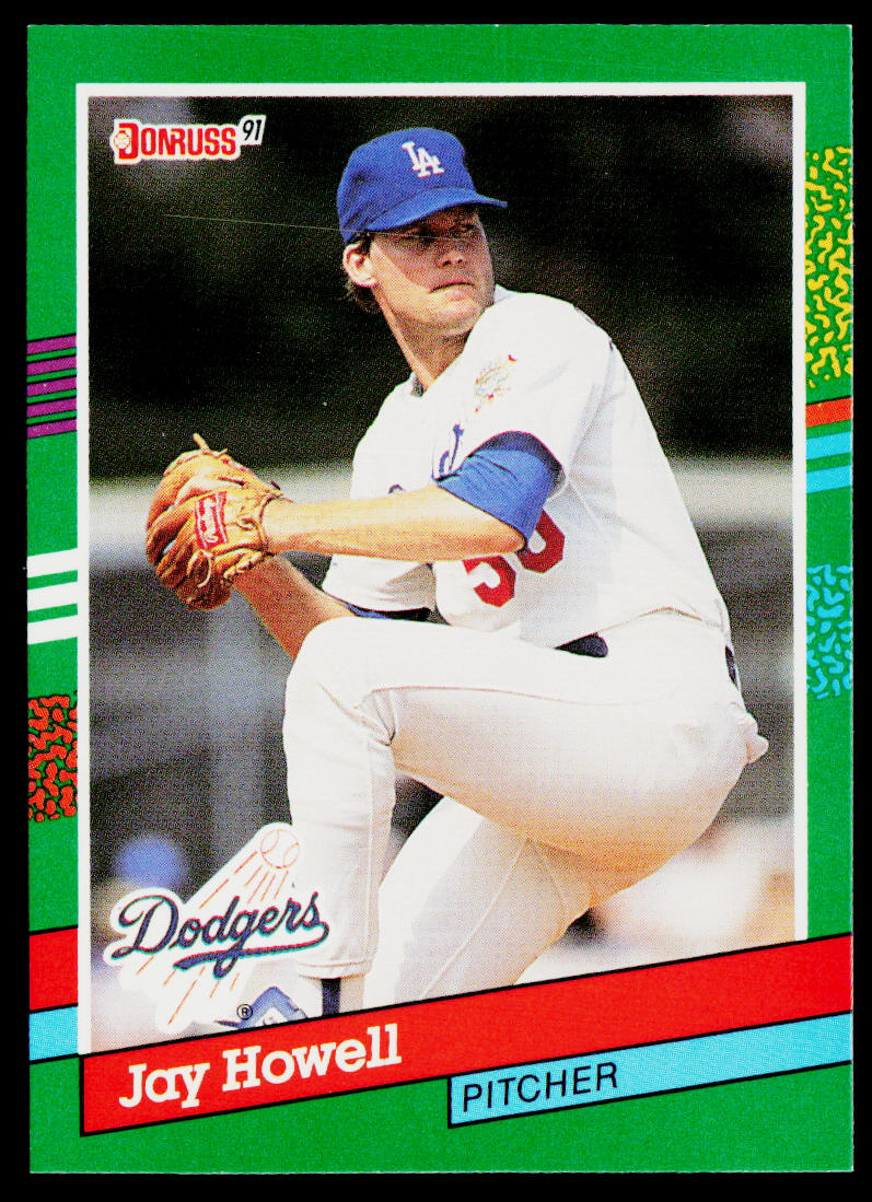 Jay Howell 1991 Donruss #486 Los Angeles Dodgers