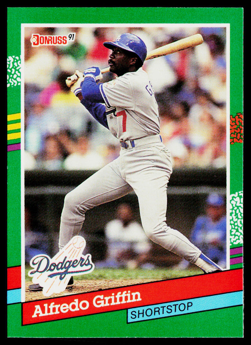 Alfredo Griffin 1991 Donruss #488 Los Angeles Dodgers