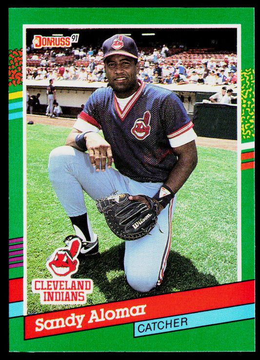 Sandy Alomar 1991 Donruss #489c Cleveland Indians