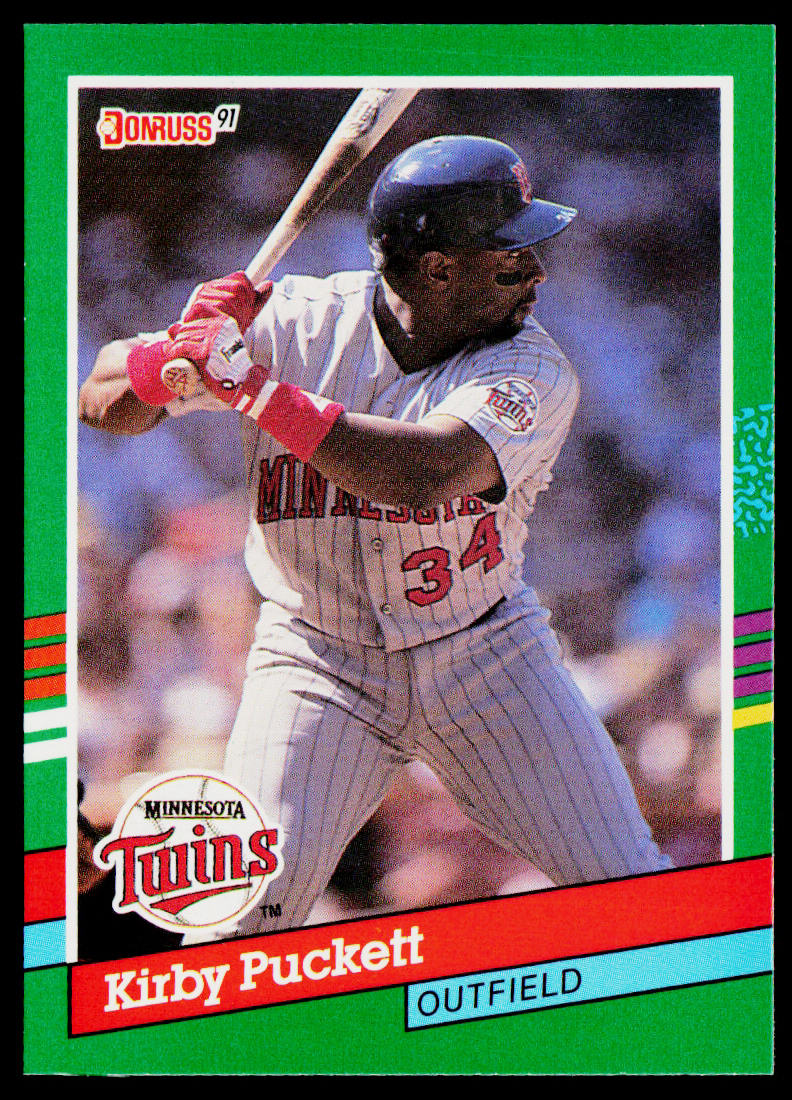 Kirby Puckett 1991 Donruss #490 Minnesota Twins
