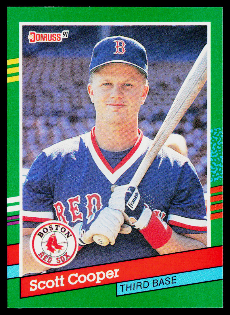 Scott Cooper 1991 Donruss #496b Boston Red Sox