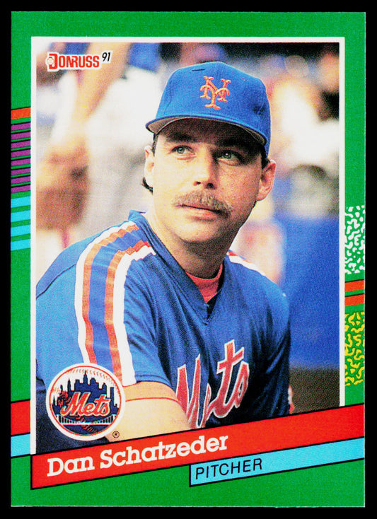 Dan Schatzeder 1991 Donruss #497b New York Mets