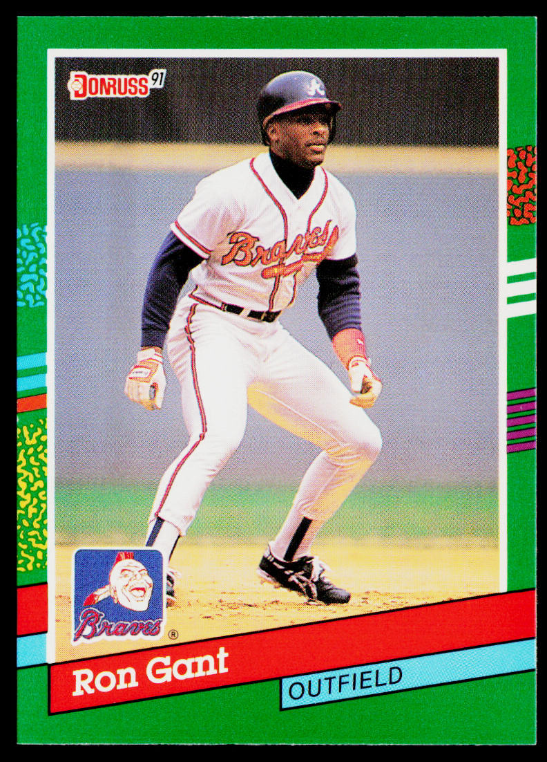 Ron Gant 1991 Donruss #507b Atlanta Braves