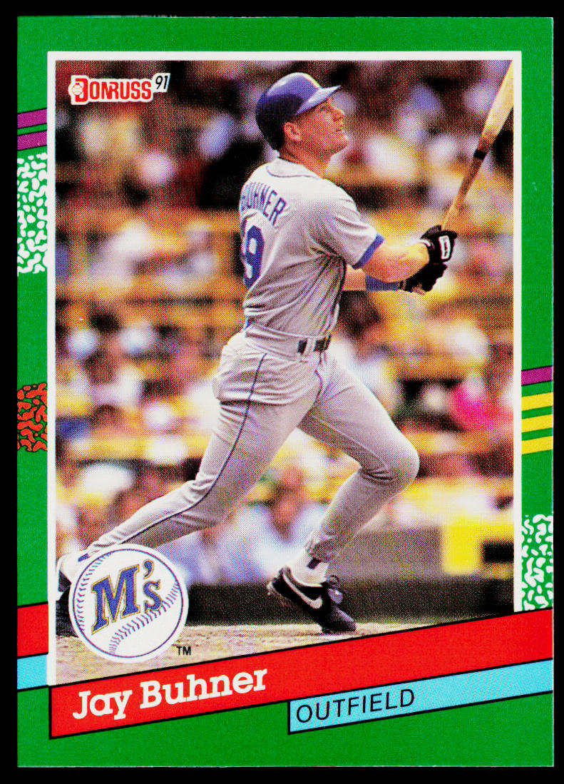 Jay Buhner 1991 Donruss #509b Seattle Mariners