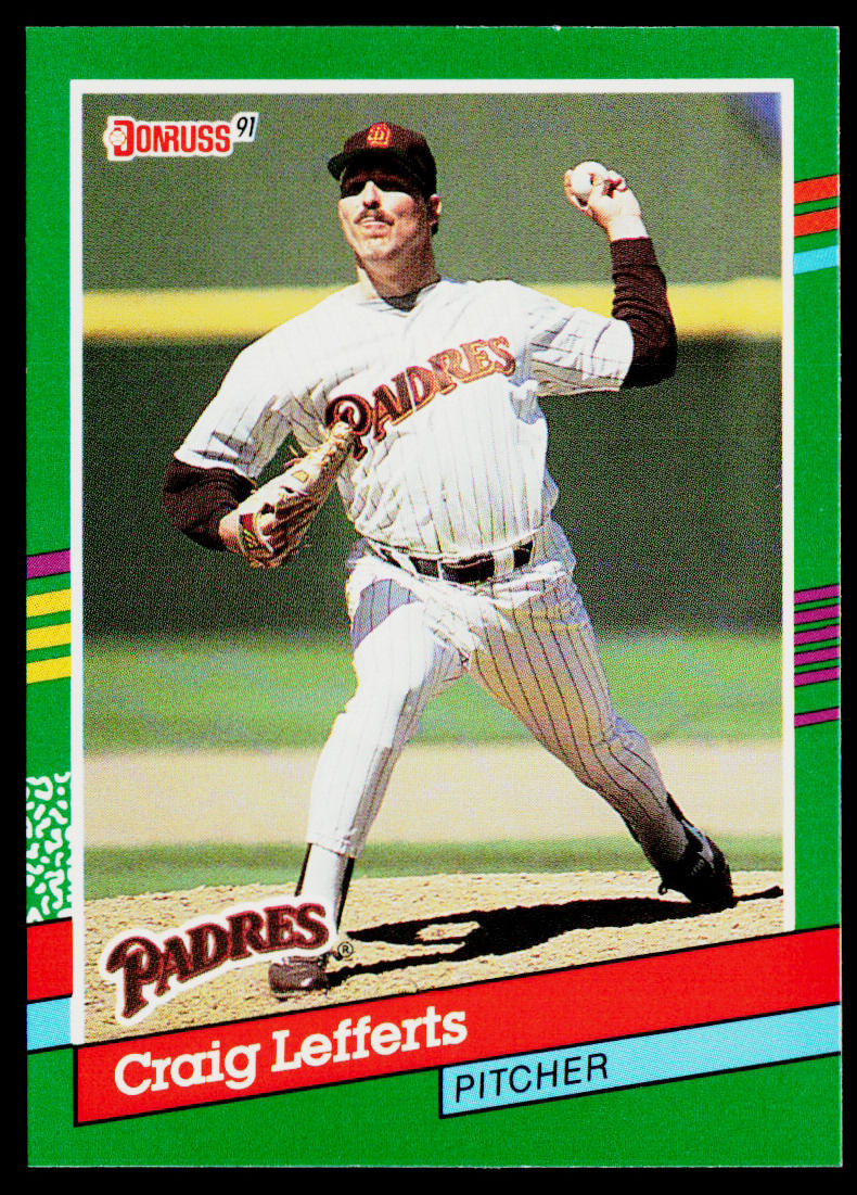 Craig Lefferts 1991 Donruss #515b San Diego Padres