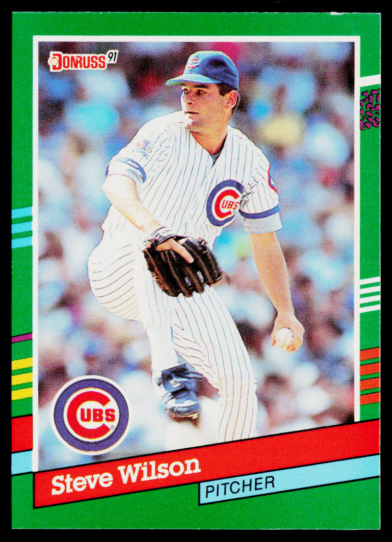 Steve Wilson 1991 Donruss #519 Chicago Cubs