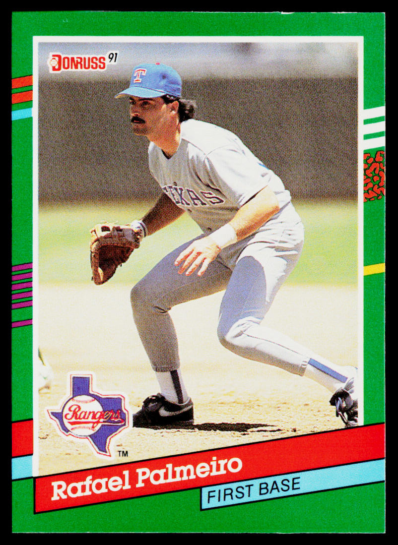 Rafael Palmeiro 1991 Donruss #521b Texas Rangers