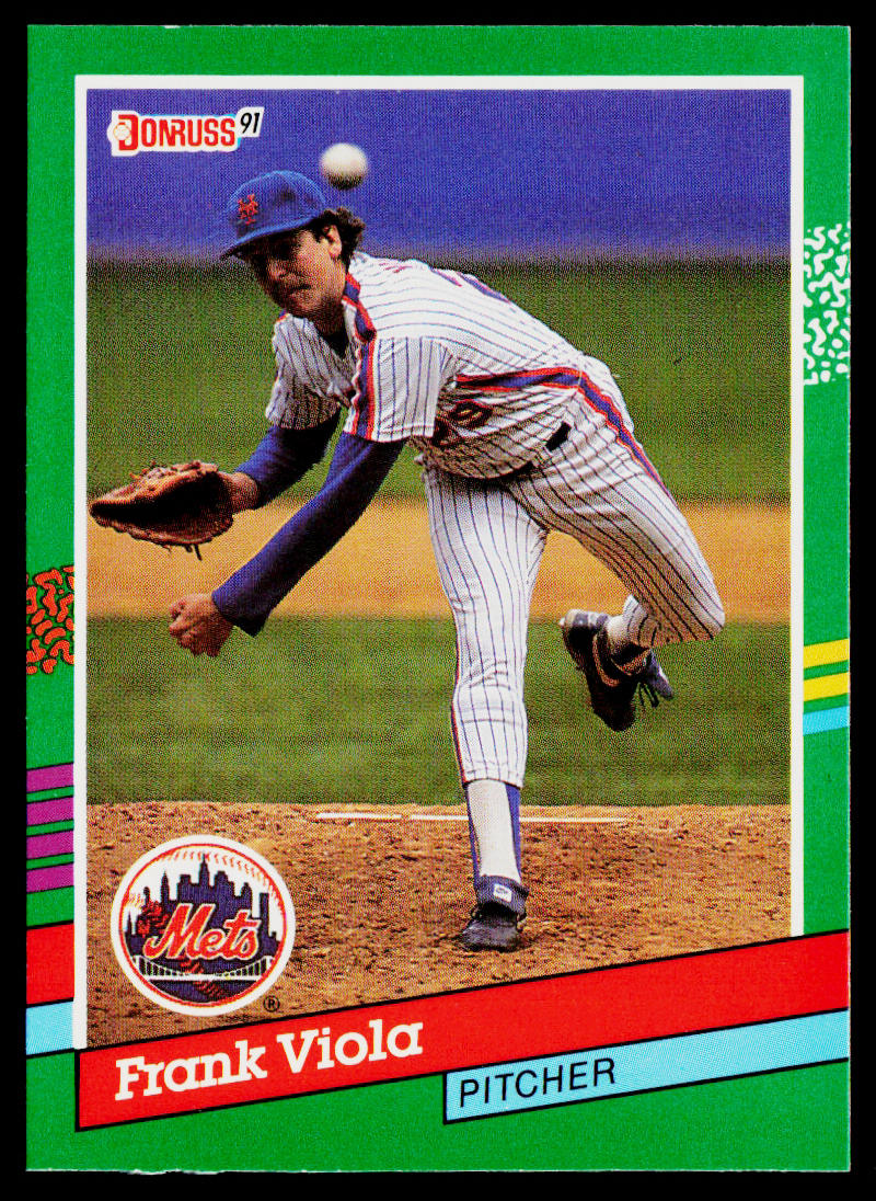 Frank Viola 1991 Donruss #529b New York Mets