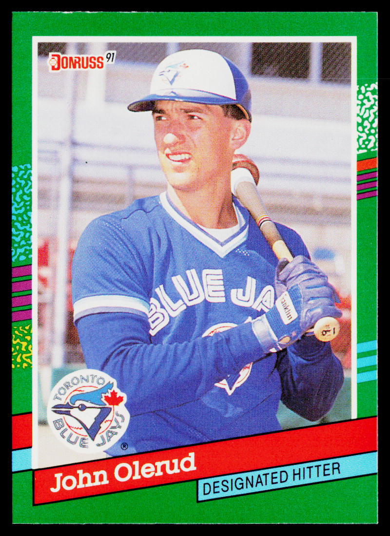 John Olerud 1991 Donruss #530 Toronto Blue Jays