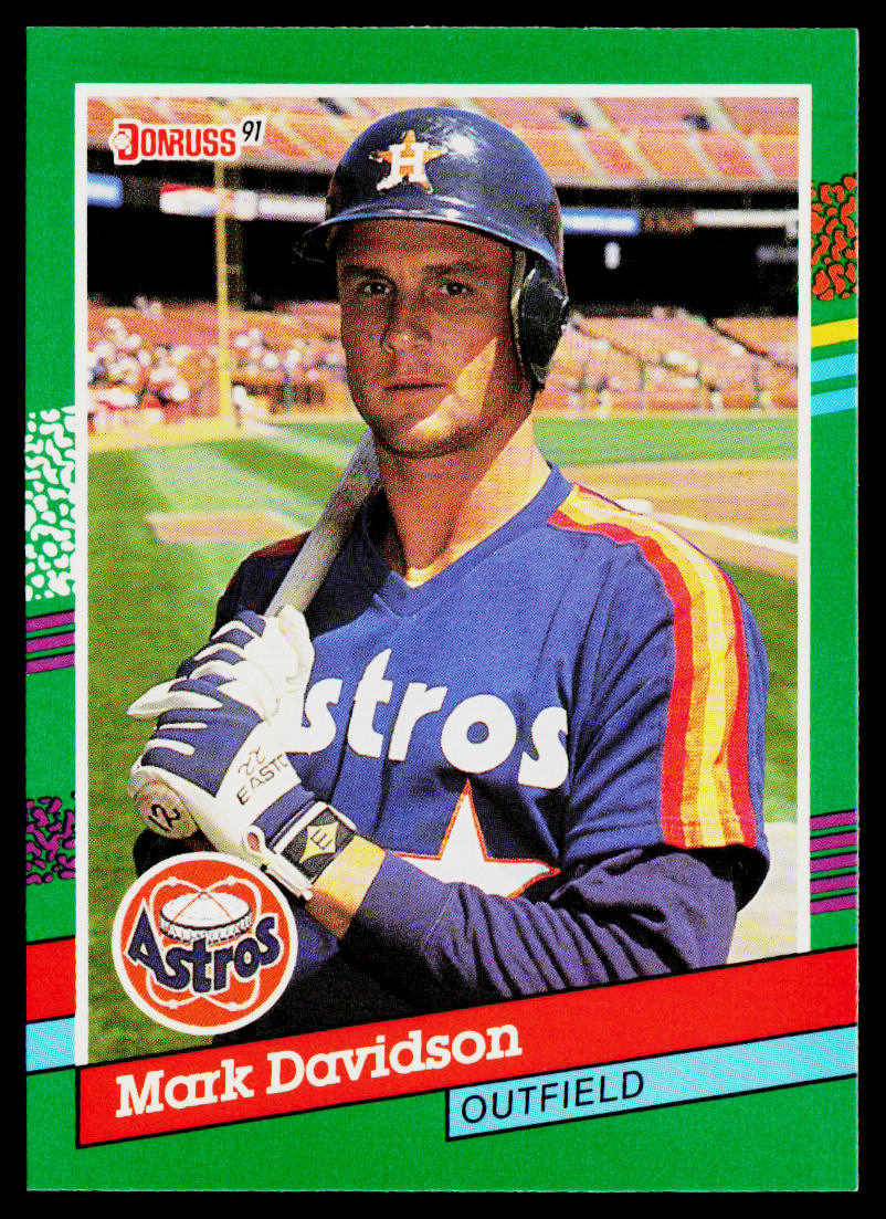 Mark Davidson 1991 Donruss #540b Houston Astros