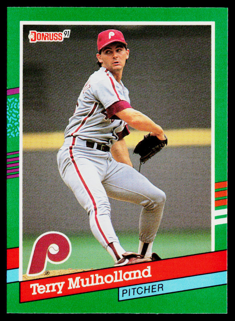 Terry Mulholland 1991 Donruss #541b Philadelphia Phillies